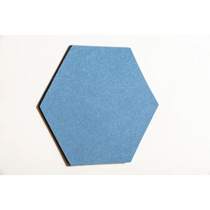 Noizero wall felt, akusztikus hangelnyelő falpanel hatszög,  világoskék 55x48x2cm