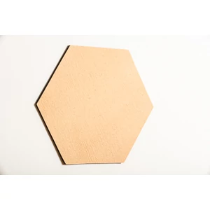 Noizero wall felt, akusztikus hangelnyelő falpanel hatszög, pezsgő 55x48x2cm
