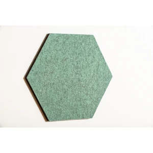 Noizero wall felt, akusztikus hangelnyelő falpanel hatszög,  menta 55x48x2cm