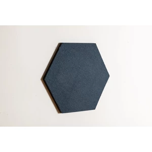 Noizero wall, akusztikus hangelnyelő falpanel hatszög, sötétszürke 55x48x2-3-4cm