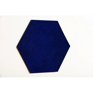 Noizero wall felt, akusztikus hangelnyelő falpanel hatszög,  királykék 55x48x2cm