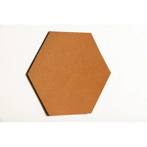 Noizero wall felt, akusztikus hangelnyelő falpanel hatszög, világosbarna 55x48x2cm
