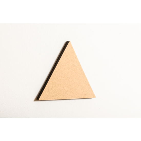 Noizero wall felt, akusztikus hangelnyelő falpanel háromszög, pezsgő 30x30x30cm