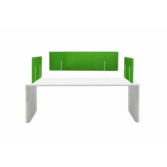 Noizero desk asztai akusztikus irodai panel szett zöld 1db 1200x400mm 2db 400x400mm
