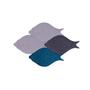 Kép 3/3 - Noizero wall felt, akusztikus hangelnyelő falpanel hal, kék 30x16x2-3cm
