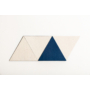 Kép 3/5 - Noizero wall felt, akusztikus hangelnyelő falpanel háromszög, kék 30x30x30cm