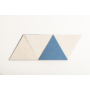 Kép 3/4 - Noizero wall felt, akusztikus hangelnyelő falpanel háromszög, világoskék 30x30x30cm