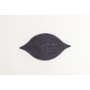 Kép 1/4 - Noizero wall felt, akusztikus hangelnyelő falpanel levél, sötétszürke 30x16x2-3cm
