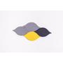 Kép 3/4 - Noizero wall felt, akusztikus hangelnyelő falpanel levél, citrom 30x16x2-3cm
