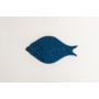 Kép 1/3 - Noizero wall felt, akusztikus hangelnyelő falpanel hal, kék 30x16x2-3cm