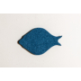Kép 2/3 - Noizero wall felt, akusztikus hangelnyelő falpanel hal, kék 30x16x2-3cm