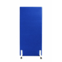 Kép 1/2 - Noizero freestand akusztikus irodai szabadonálló gurulólábas paraván kék 1800x800mm 