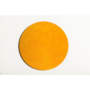 Kép 2/3 - Noizero wall, akusztikus hangelnyelő falpanel kör, narancs 40cm átm x 2-3-4cm